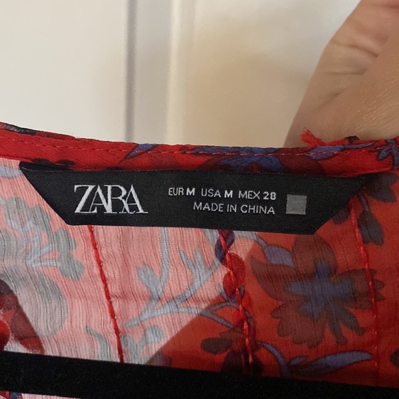 Zara Red Shirt - Picture 5 of 5